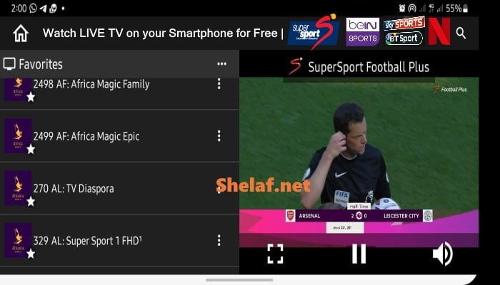 Watch LIVE TV on your Smartphone for Free