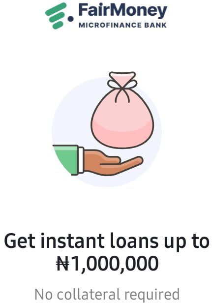 Quick Loan on fairmoney app