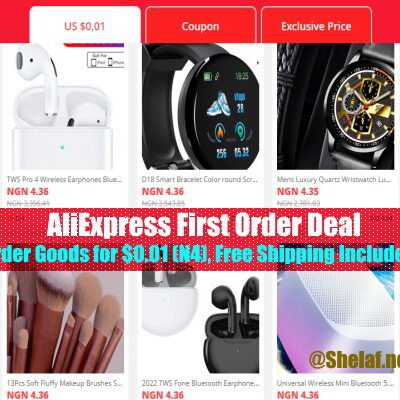 Shelaf 196 AliExpress First Order Deal