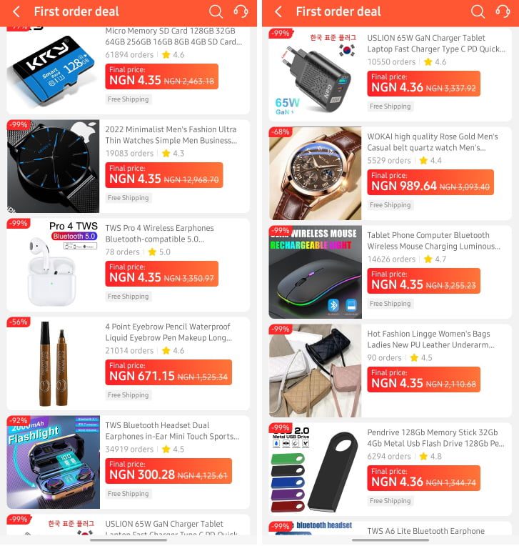 Aliexpress first time discount