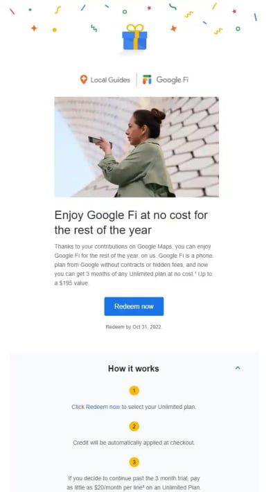 google fi local guides offer