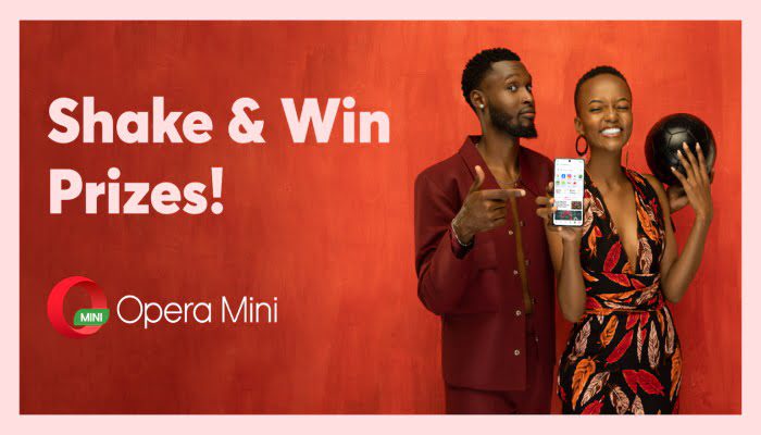Opera Shake and Win Promo