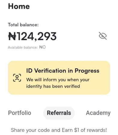 Mara Wallet app Balance