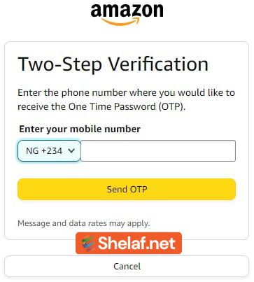amazon kdp two step authentication