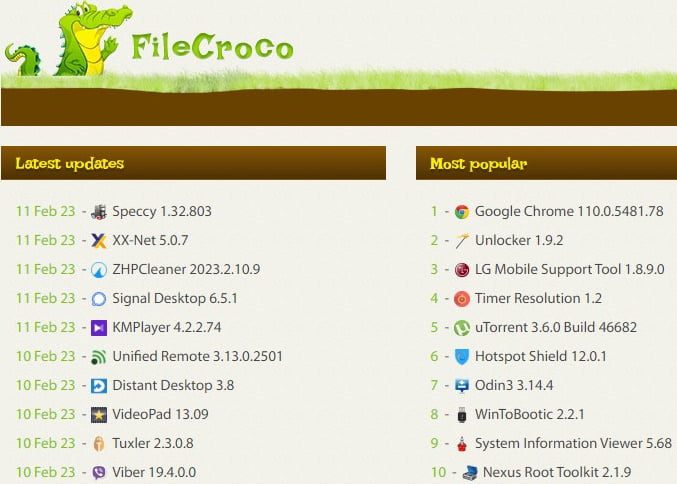 filecroco crack software website