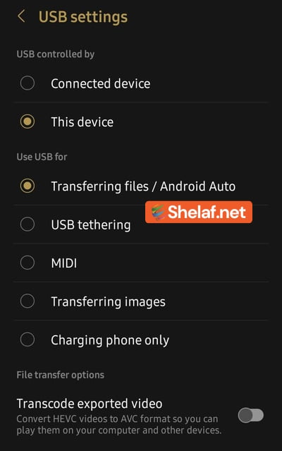 how to transfer photos from android to computer USB cable