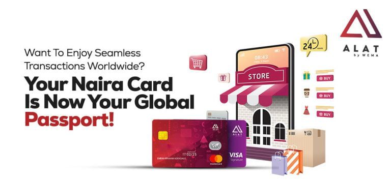 International transactions with ALAT debit card