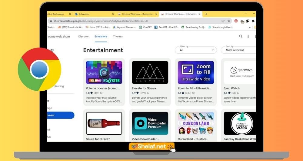 Google Web Store Entertainment category