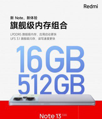 Redmi Note 13 Pro Storage