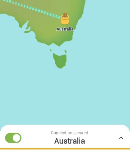 Connect to Australia on Tunnelbear VPN