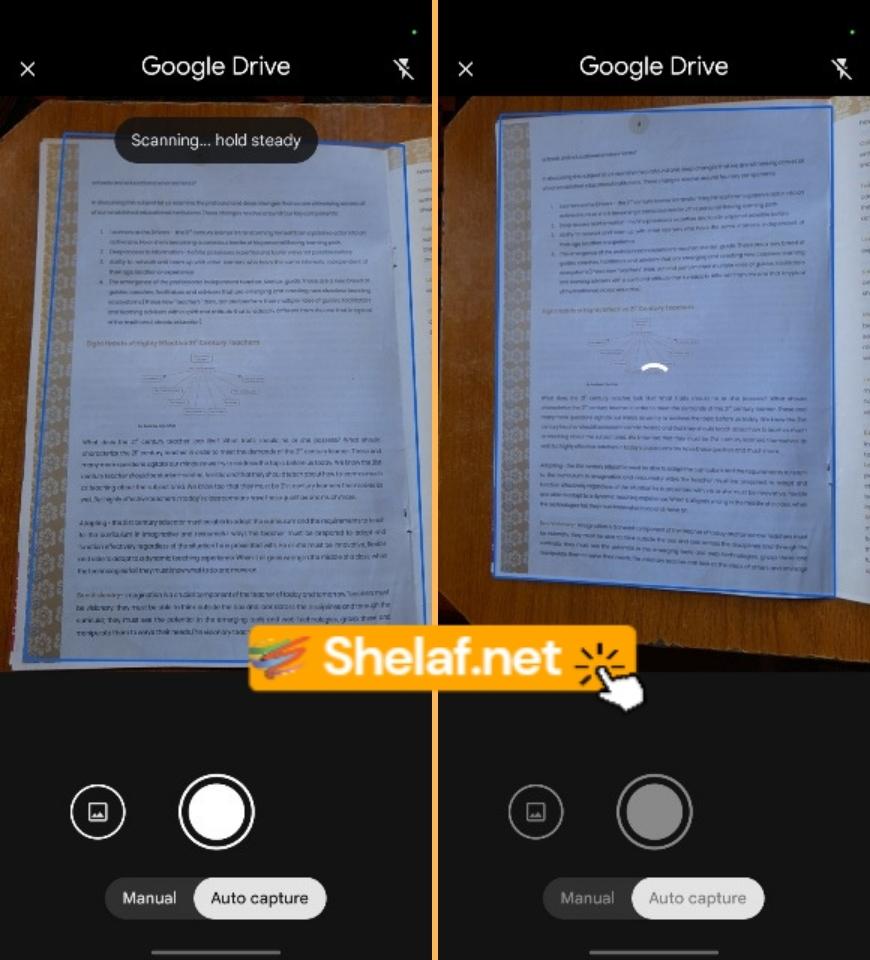 Scan Docs to PDFs with Google Drive