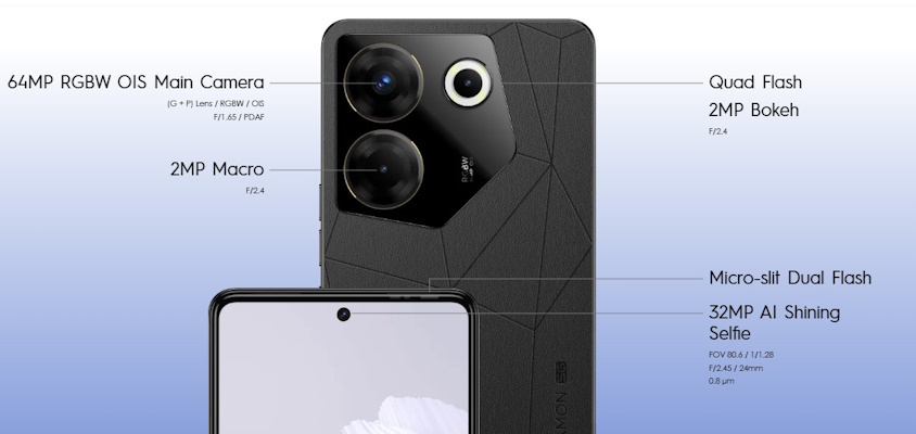 Tecno Camon 20 Pro 5G Cameras