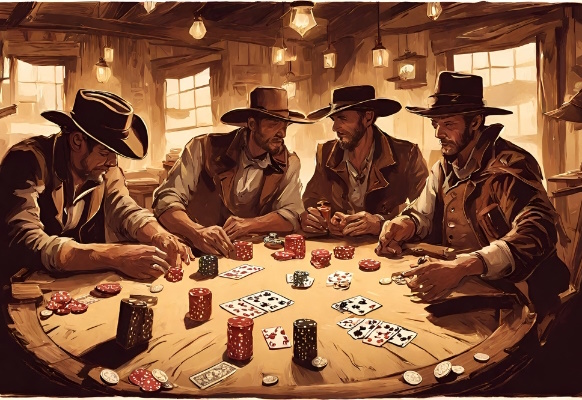 Wild West Saloon gambling