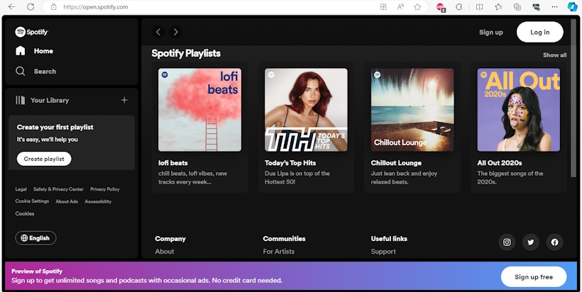 How to use Spotify Web Player