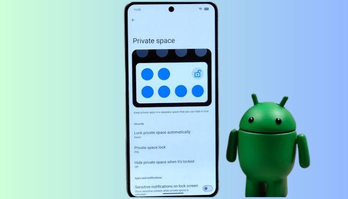 Android 15 Beta 2 private space feature