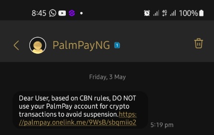 Nigeria crypto ban