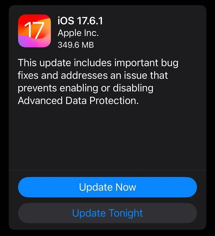 iOS 17.6.1