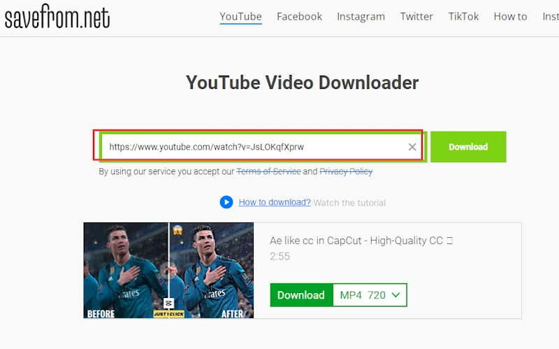 online youtube downloader