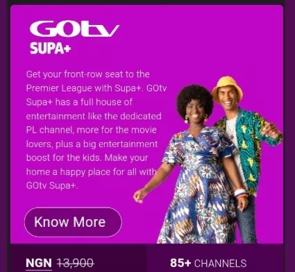 GOtv Supa Plus