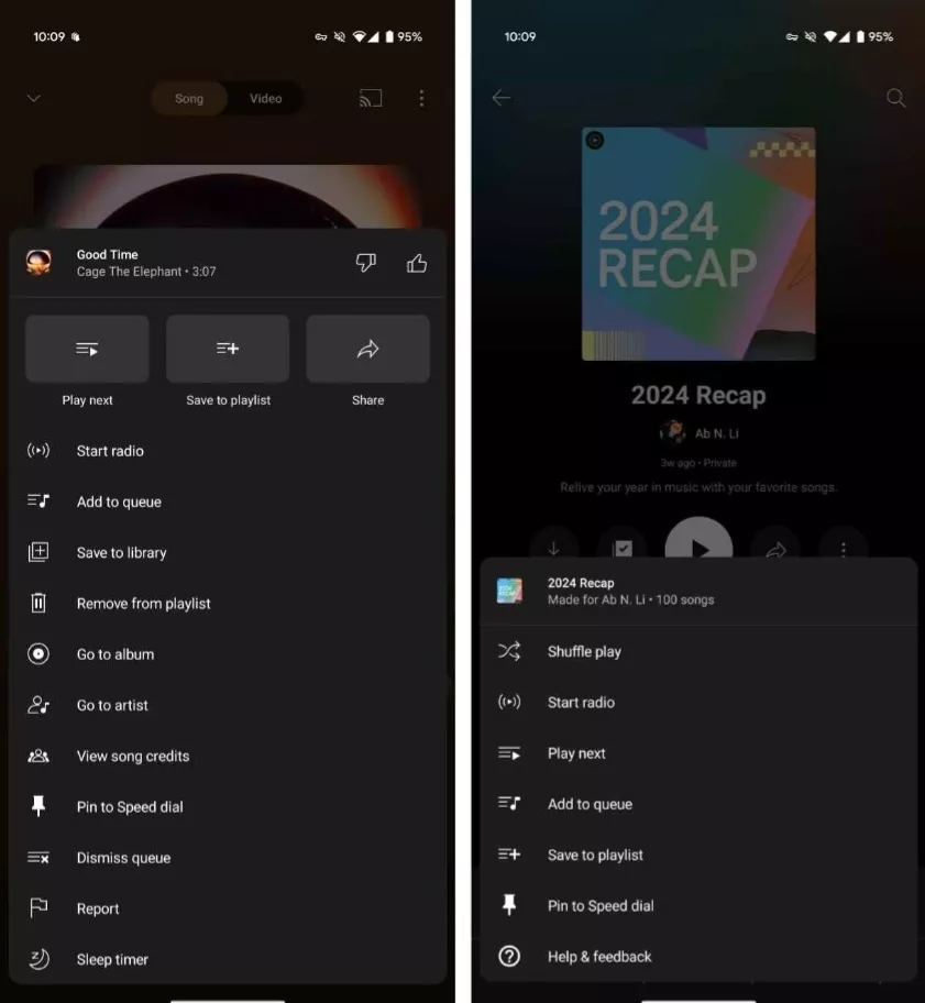 Pin Youtube Music to Speed Dial