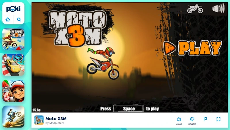 Play Moto X3M unblocked